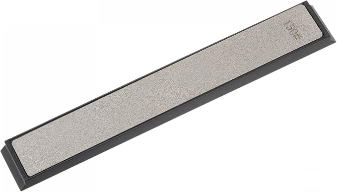 uxcell Diamond Sharpening Stones 150 Grit Whetstone Knife Sharpener Stone with Non-Slip Base
