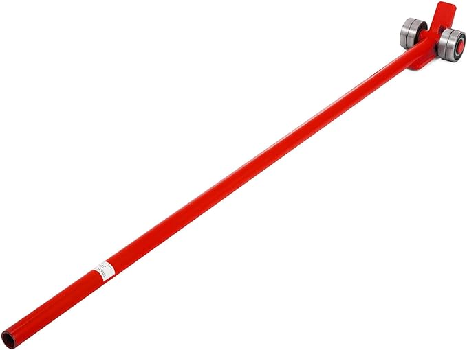 BestEquip 3T Prylever Bar 6600 lbs Capacity Steel Pry Lever Bar Heavy Duty with Wheels Prylever with 6FT Length Handle