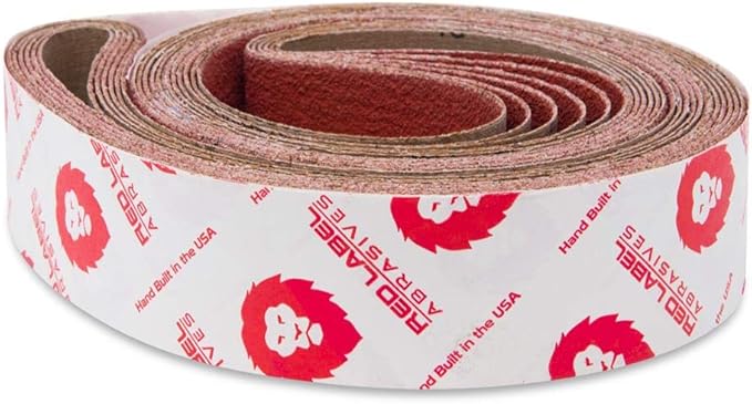 Red Label Abrasives 2 X 72 Inch Coarse/Medium Grit EdgeCore Ceramic Grinding Sanding Belts, 10 Pack Assortment