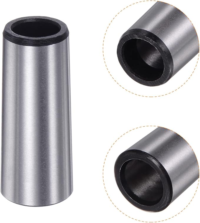 uxcell MT2 to MT1 Morse Taper Adapter Morse Taper Center Sleeve Reducing Drill Sleeve 2MT to 1MT for Lathe Milling