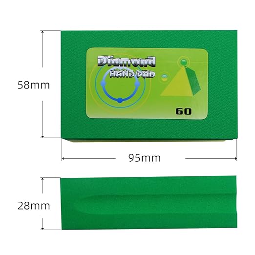 Electroplated Diamond Hand Polishing Pads 60-400 Grit Sanding Tile Stone Marble Concrete Wet Dry징짯 (3PCS 60Grit)