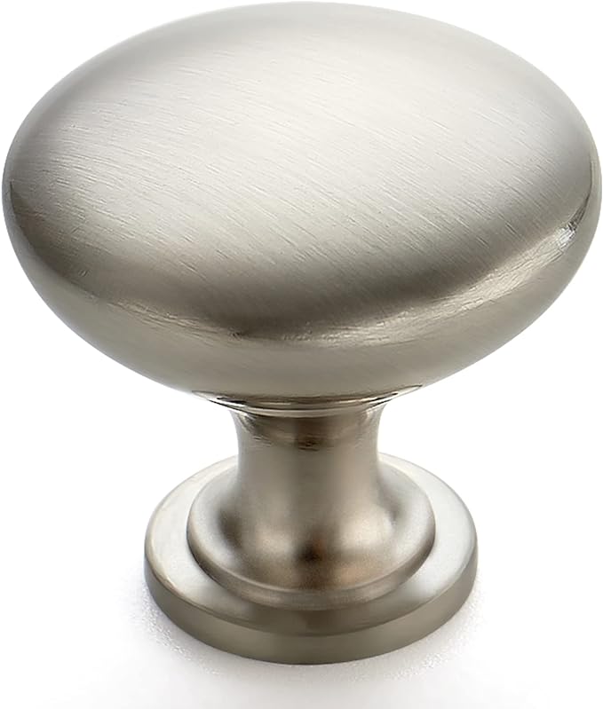 Ravinte 1 Pack Kitchen Cabinet Knobs Dresser Knobs Satin Nickel Drawer Pulls Brushed Nickel Door Handles for Drawer Cupboard and Dresser