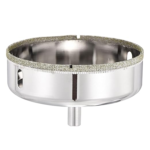 PATIKIL 3-3/4" (95mm) Diamond Hole Saw, Glass Diamond Hole Cutters Hollow Core Drill Bits for Fiberglass, Tile, Porcelain, Ceramic