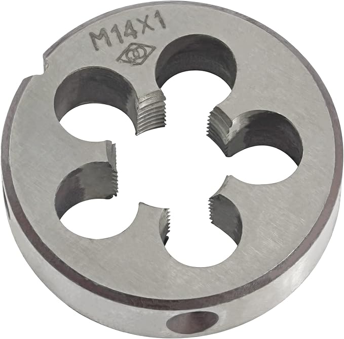 Aceteel M14 x 1 Metric Round Die, Machine Thread Die M14 X 1.0mm Right Hand