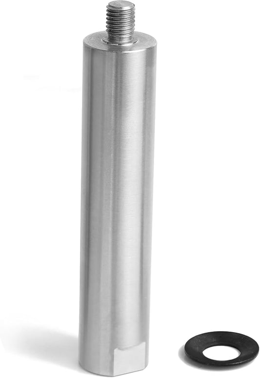 1" Dia Post with 6" Total Length for Wood Lathe Tool Rest Including Thread, M10X1.5 Thread