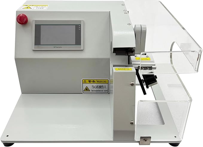 BEILOCKERY Automatic Tape Wrapping Machine Compact Handheld Wiring Harness Tape Winding Machine with Touch Screen and Foot Switch for ?0.12inch-?0.98inch Wire Harness 110V