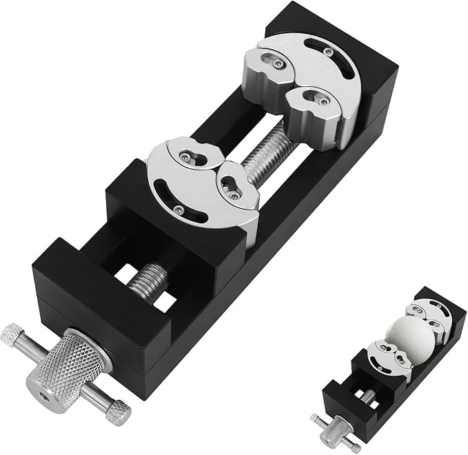 Smart Mini Fractal Vise, Heavy Duty Drill Press Vise for Workbench, Magnetic Bench Vise Clamp for DIY Projects, Crafts, Model Building, Jewelry Making, Repair