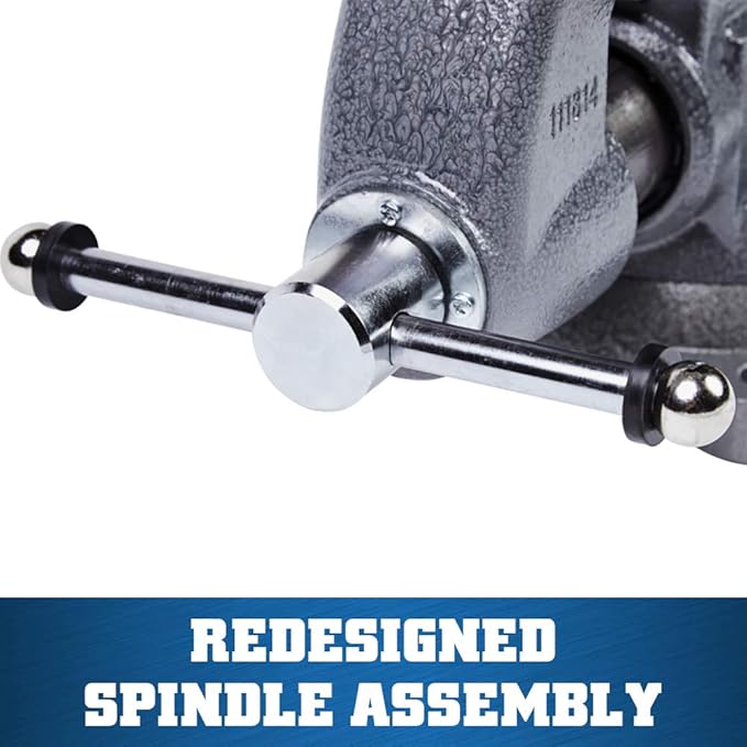Wilton Tradesman Bench Vise, 4-1/2" Jaw Width, 3-1/2" Max Jaw Opening, 3-1/4" Throat (Model 1745)
