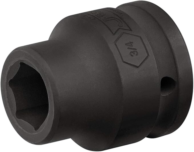 Jetech 3/4 Inch Drive 3/4 Inch Standard Impact Socket, Made with Chrome Molybdenum Alloy Steel, Heat Treated, 6-Point Design, SAE