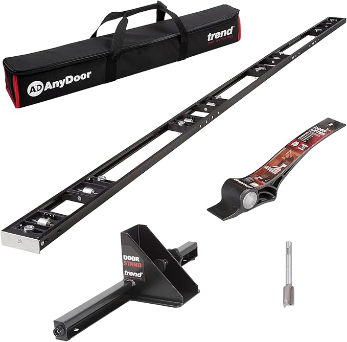 Trend Door Installation Kit, Includes Adjustable AnyDoor Jig (2'6"??'), Foot-Operated Lifter, Stand, and Professional Router Bit, H/JIG/D/B1