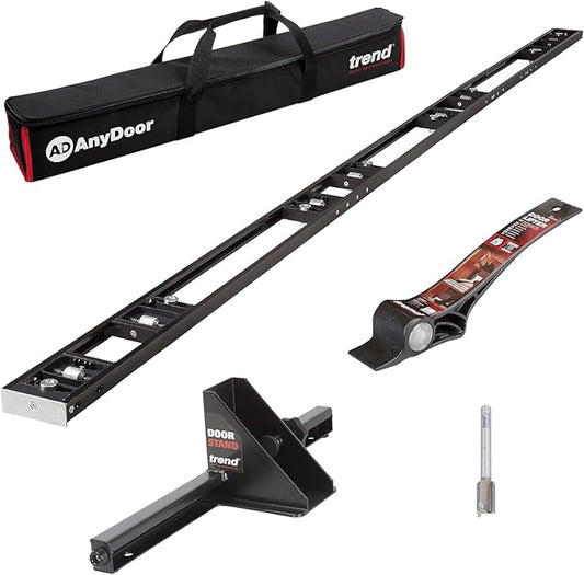 Trend Door Installation Kit, Includes Adjustable AnyDoor Jig (2'6"??'), Foot-Operated Lifter, Stand, and Professional Router Bit, H/JIG/D/B1