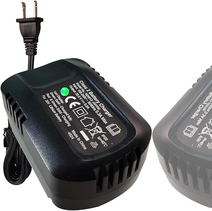 20v Max for Avid Power 20V Lithium Battery Charger to Charge Avid 20V Battery AP30B-H Compatible with Impact Wrench ACIW326, ACIW326-B（not for 3A Battery ）