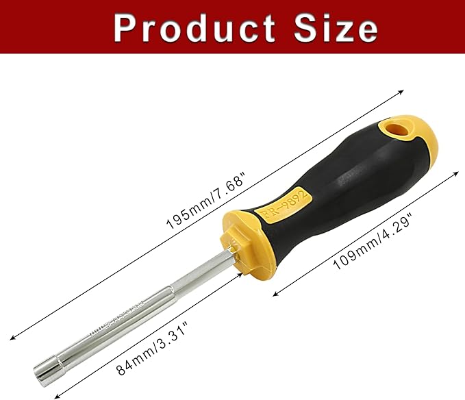 5mm Socket Wrench Screwdriver, High-Carbon Steel Hex Nut Driver Key Hand Tool for DIY, Hand-Making