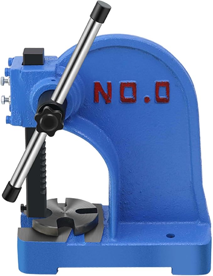 Arbor Press 0.5 Ton,Manual Desktop Punch Press Machine,4.48" Work Height,Manual Arbor Press Cast Iron Body,for Stamping