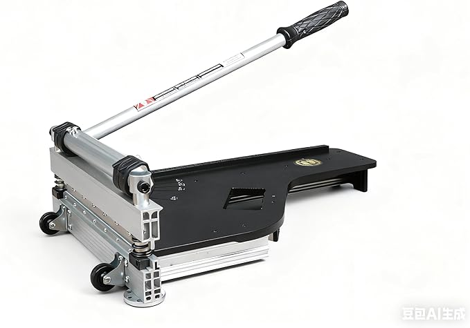 13" Laminate Floor Cutter, Vinyl Floor Cutter - Meet Multi-Angle/Length Cutting, A Flooring Tool also Cuts-Engineered Wood Floor, LVP, VCT, SPC, WPC, Long Life HSS Blade Mounted!