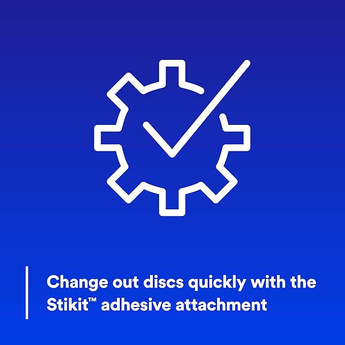 3M Stikit Blue Abrasive Disc Roll, 36206, No Hole, 6 in, 180+ Grade, Pack of 100, Automotive Sanding Discs for Coating Removal, Body Repair, Auto Sanding, Primer Sanding