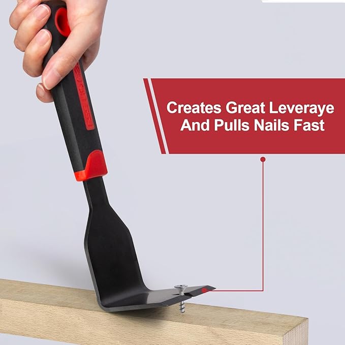 Removal Multi-Tool,Tile Removal Tool,Wood Trim Puller,Tile Removal Tool Baseboard Removal Tool for Removing Wood Floor,Tiles,Nail Pulling