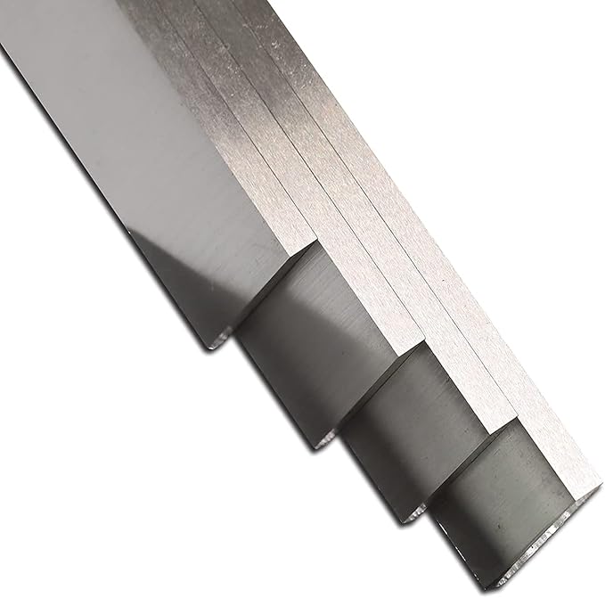 HSS Planer Blades Knives 20 Inch Jointer Replacement for Grizzly G6702 G0454W Jet 208 Powermatic 209 Delta DJ-20 Dewalt Shop Fox W1754 Woodstock W163 W7147 20x 1x 1/8" 4pcs