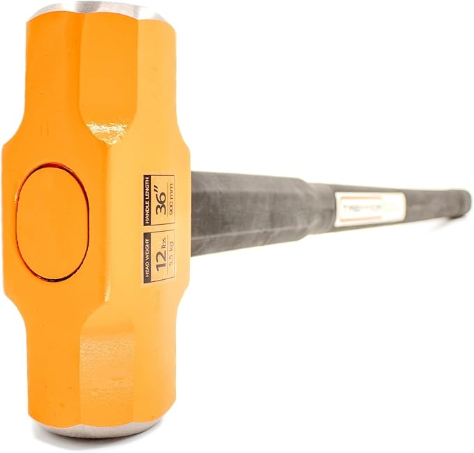 TREMMOR | IRON CORE Sledge Hammer (12 LB. Head, 36 inch Handle)