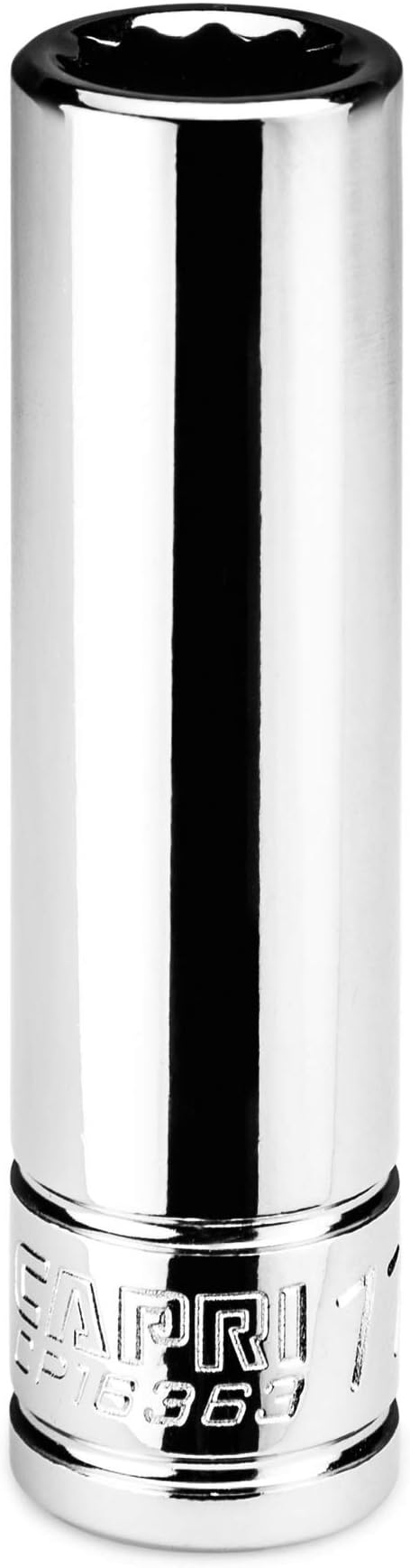 Capri Tools 11 mm Deep Socket, 3/8 in. Drive, 12-point, Metric