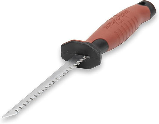 MARSHALLTOWN RockWarrior 2.0 Utility Saw, High Carbon Steel Jab Saw Blade, Soft Grip Handle, Cuts Almost any Non-Metallic Material, RW2.0