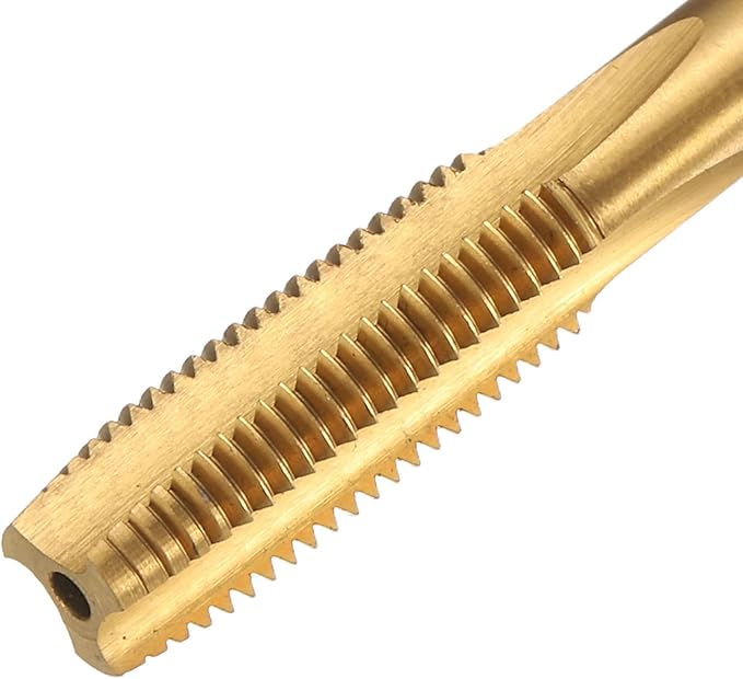 uxcell Metric Thread Tap M8 x 1 H2 150mm Straight Flute Screw Thread Milling Machine Taps Threading Tapping Repair Tool
