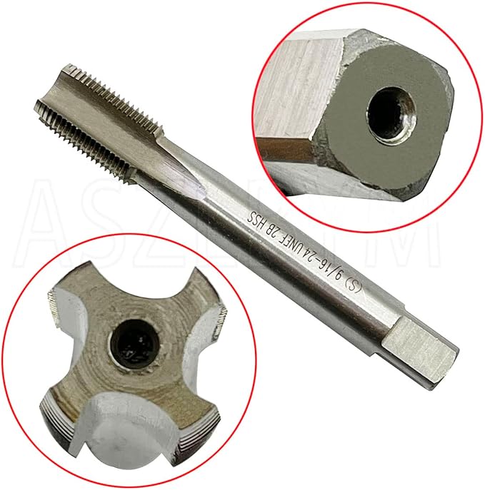 ASZLBYM 9/16-24" Tap And Die Set 竊똗NEF HSS right hand Machine Tap & Die