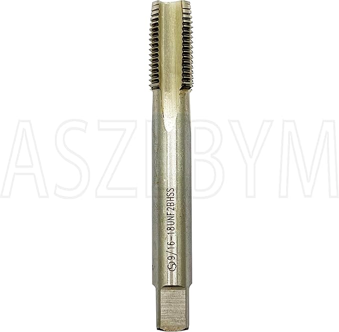 9/16-18 UNF Tap and Die Set 4 Flutes HSS Bottom Taper RIight Hand Thread Tap And Round Thread Die Set