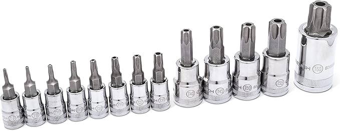 GEARWRENCH 49 Piece 1/4", 3/8", 1/2" Drive Torx Bit Socket Master Set - 89087