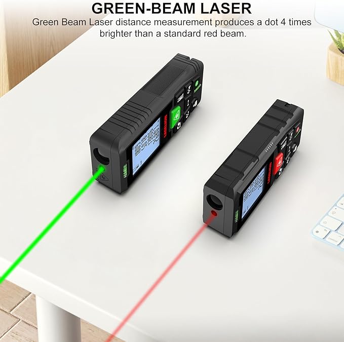 Laser Measure Device,LASELION 229ft Digital Laser Tape Measure High Accuracy,Area Measurement,Volume and Pythagoras,LCD Backlit,Laser Distance Measuring Tool/Area/Volume/Pythagorean-LG70