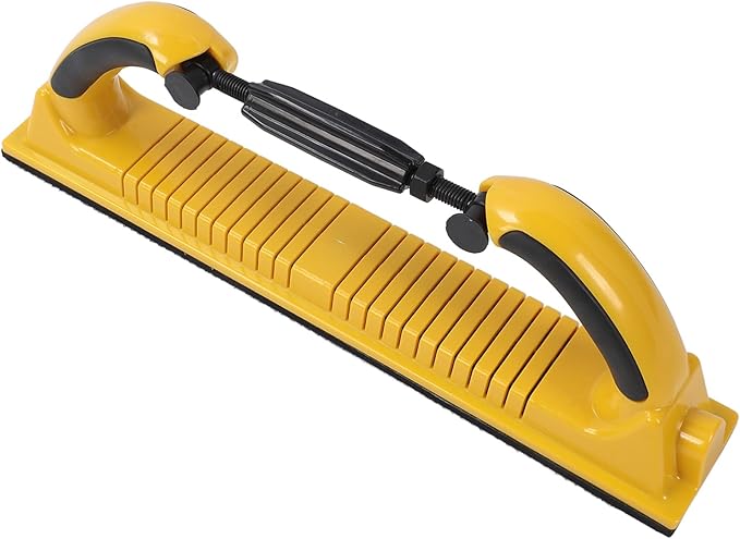 Hand Sanding File Block,70 * 400mm Adjustable Radius Flex Longboard Hand Sanding File Block with Hook & Loop Backing
