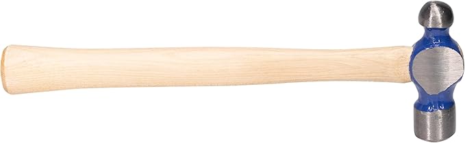 VAUGHAN Ball Pein Hammer, 12 oz, Hickory handle, American high carbon steel, TC2012, VN15430