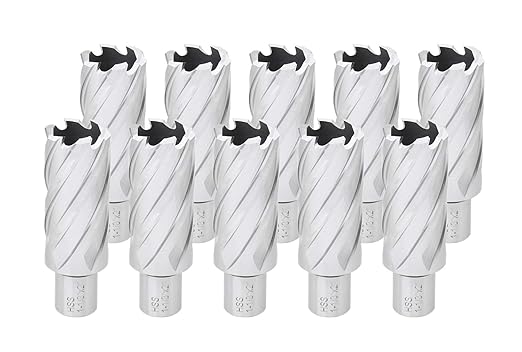 Accusize Industrial Tools 1-1/8 by 2'' Cutting Depth H.S.S. Annular Cutterwith 1 Pc Pilot Pin, 2081-2023Pin
