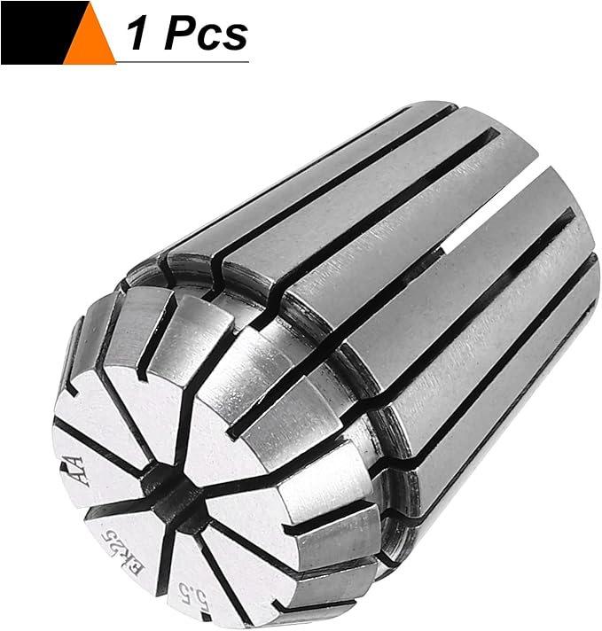 HARFINGTON Spring Collet Chuck ER25 5.5mm 65Mn Spring Steel Precision Router Collets for CNC Engraving Milling Lathe Tool