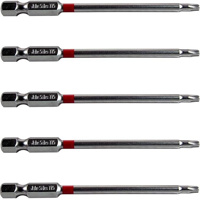 T15 (T-15) Star Driver Bit - T15 x 3-1/2" ??Quick Change Shank Bit for Screws and Fasteners (5 PACK)
