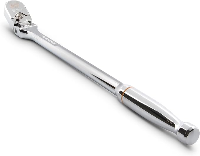 GEARWRENCH 1/2" Drive 120XP Full Polish Chrome Flex Head Teardrop Ratchet | 81306XP