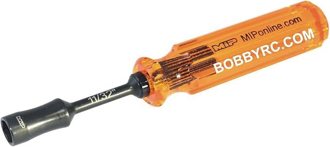 MIP 9809 11/32??Standard Hex Nut Driver RC Tool ??Precision Grip Hex Screwdriver with Deep Socket for RC Car Repair, Made 100% in USA