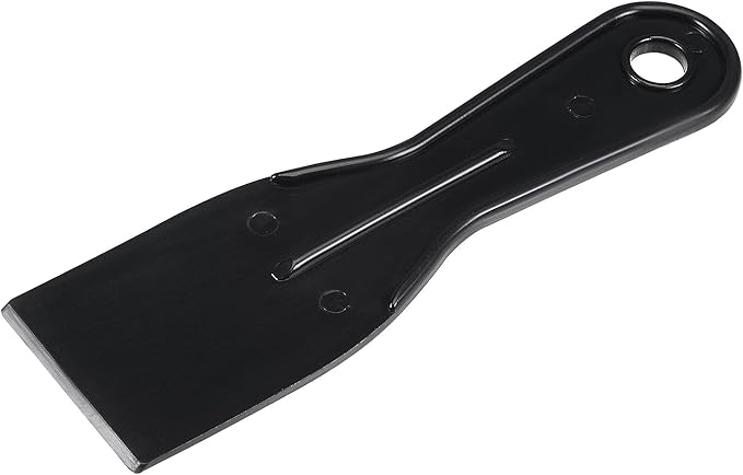 uxcell Putty Scraper 2" ABS Plastic Spatula Drywall Patch Repair Spreader Wall Covering Smoother Black 2Pcs