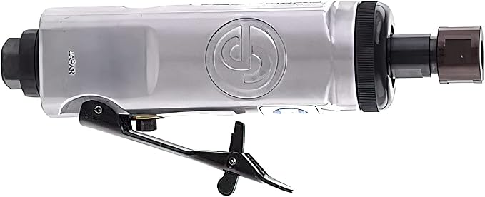 Chicago Pneumatic CP860 - Air Die Grinder Tool, Welder, Woodworking, Automotive Car Detailing, Stainless Steel Polisher, Heavy Duty, Straight, 1/4 Inch (6 mm), 0.54 HP / 400 W - 24000 RPM