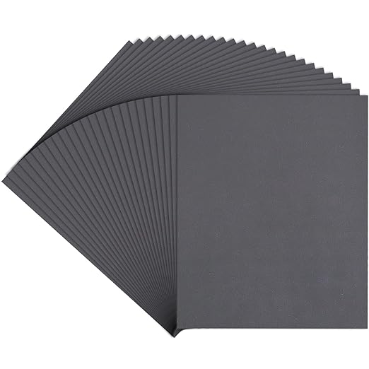 2000 Grit Sand Paper, 9 x 11 Inch, 25 Pcs Wet Dry Sandpaper Sheets, Silicon Carbide for Wood, Metal, Automotive Sanding and Polishing, Waterproof and Durable
