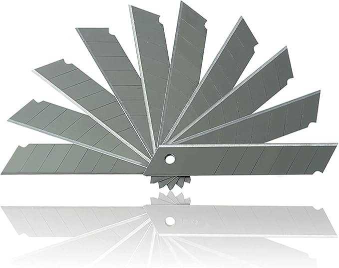 200-Pack 25MM Utility Knife Blades, Office Knife SK5 Slitting Blades for Retractable Box Cutters and Knives