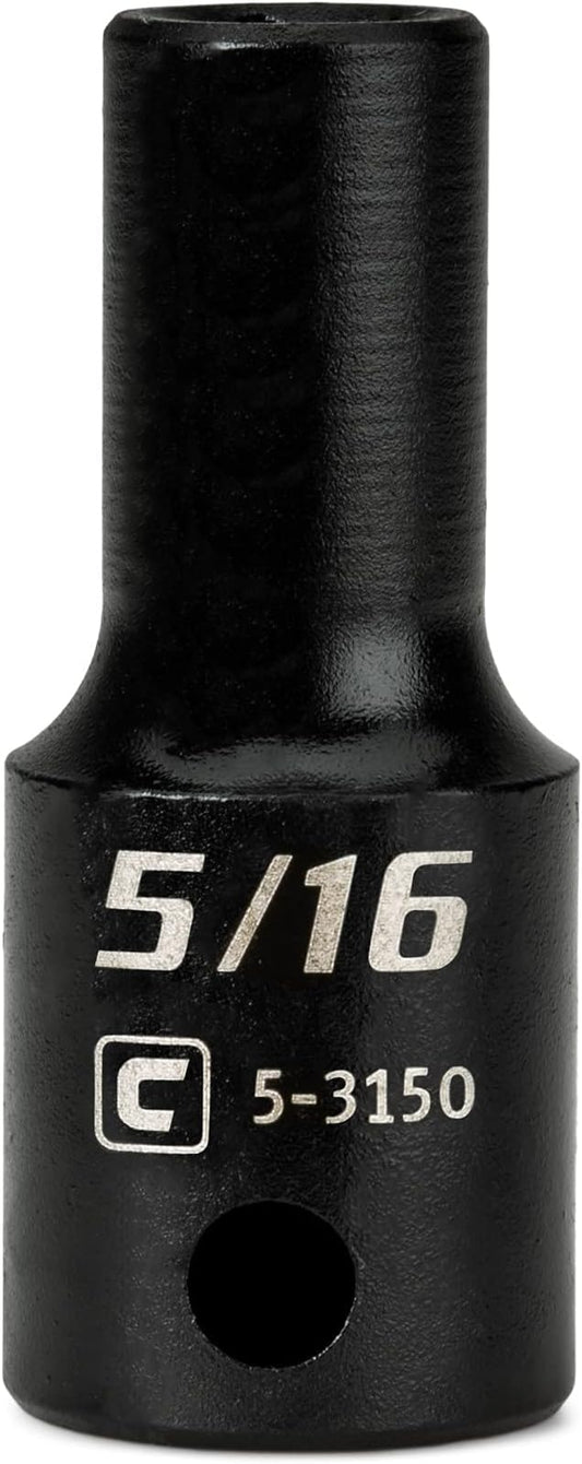 Capri Tools 3/8 in. Drive 5/16 in. Semi-Deep Impact Socket