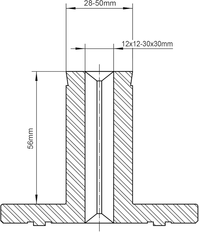 NCK-3.75Z-EDJ Extended Dovetail Jaws for BMWOOD NCK Series Woodturning Lathe chuck, Compatible with the Chucks: SuperNOVA2, G3 Nova, Robert Sorby Patriot, Record Power SC3, Record Power SC4.