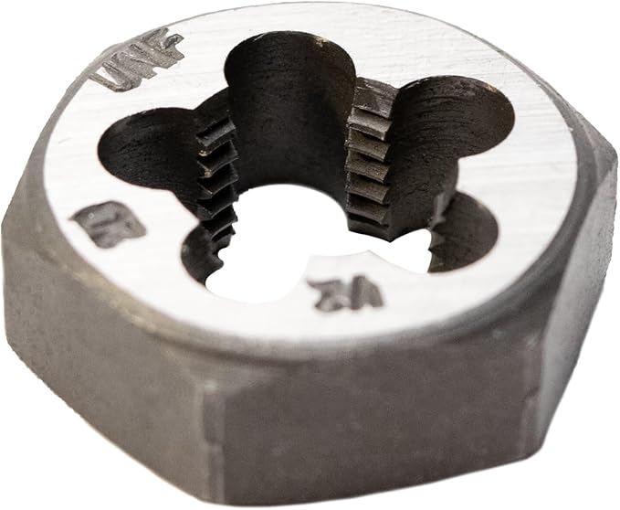 Century Drill & Tool 96210 Carbon Steel Die, 1/2-20NF