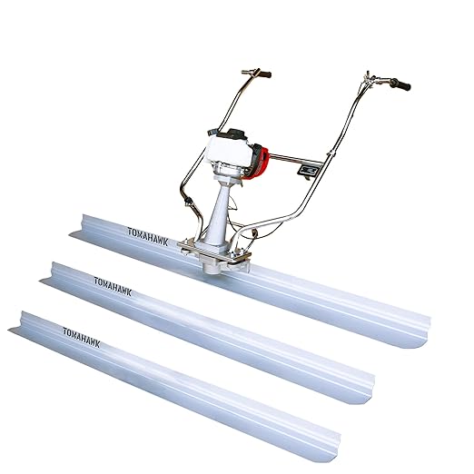 TOMAHAWK Power Screed Concrete Finishing Tool with 12ft, 8ft, and 4ft Blades Bull Float Honda GX35