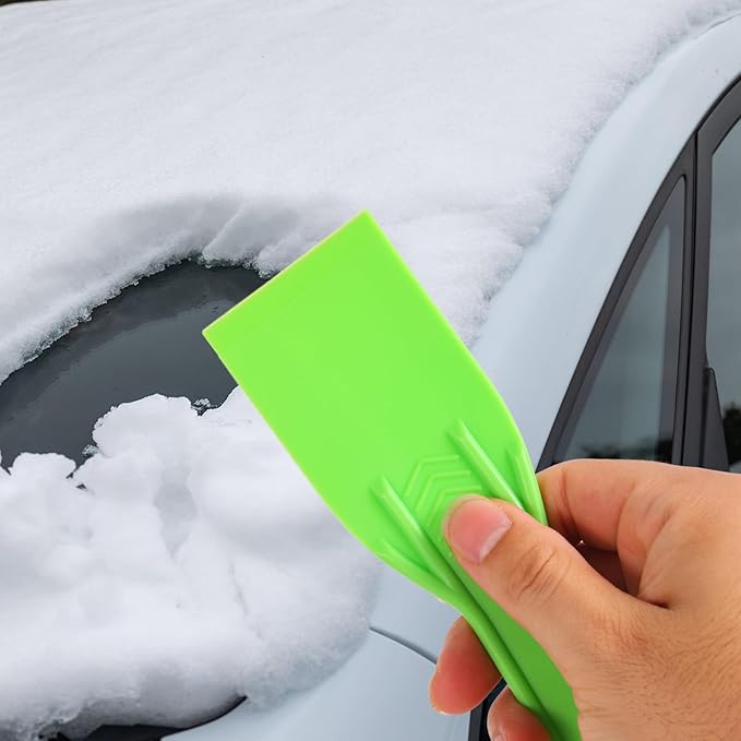 6pcs Plastic Putty Knife, Flexible Putty Scraper Wall Scraper Accessory for Repair Spackling Patching Plastering and Painting(Green)