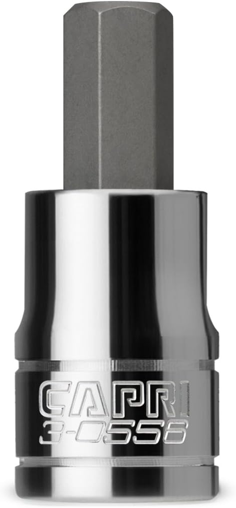Capri Tools 3-0556 3/8-Inch Hex Bit Socket, 3/8-Inch Drive, SAE
