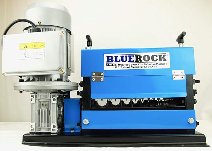 BLUEROCK Tools Model MWS-808PMO Wire Stripping Machine Copper Cable Stripper