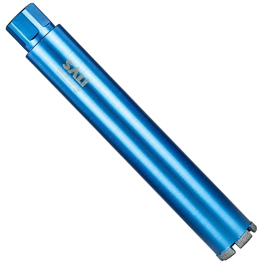 SALI Wet Diamond Core Drill Bits 2-1/2"/65mm Diameter, 15"/380mm Drilling Depth Concrete Core Drill Bit, 1-1/4-7" Thread Core Bit Turbo Laser-Welded Segments with Rebar, Brick, Block, Masonry, Stone
