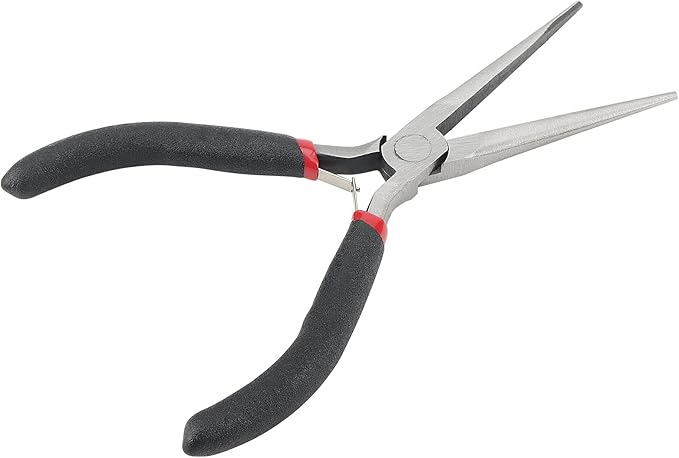 15 PCS 6 Inch Extra Long Needle Nose Pliers, Mini Precision Jewelry Pliers with Comfort Grip, Needle Nose Pliers for Jewelry Making, Repair, Crafts